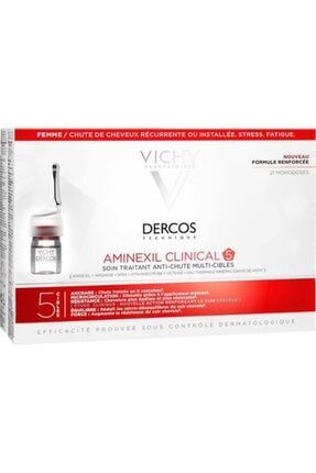 Dercos Aminexil Clinical 5 Kadın Saç Serumu 21x6 Ml 8699212149