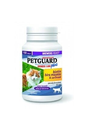 Petguard Plus Brewers 3.000 Yavru Ve Yetişkin Kediler Için Biotin, Bira Mayası Ve Sarımsak Içerikli KEDİ VİTAMİNİ