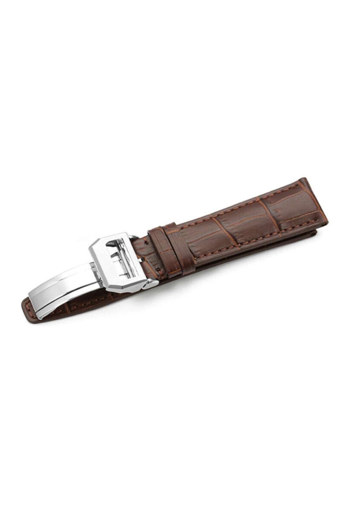 Seiko 24mm Saat Uyumlu Kahverengi Renk Çelik Klipsli Hakiki Deri Saat  Kordonu Kayışı Fiyatı, Yorumları - TRENDYOL
