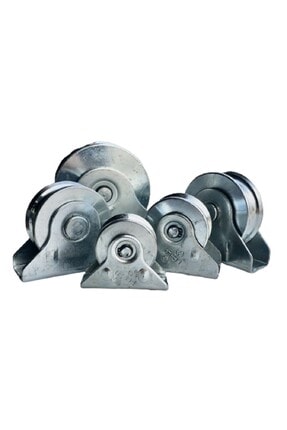 ÖZMENT 60 Mm Raylı Kapı Makarası Demir Kapı Ray Makarası Kepli Makara