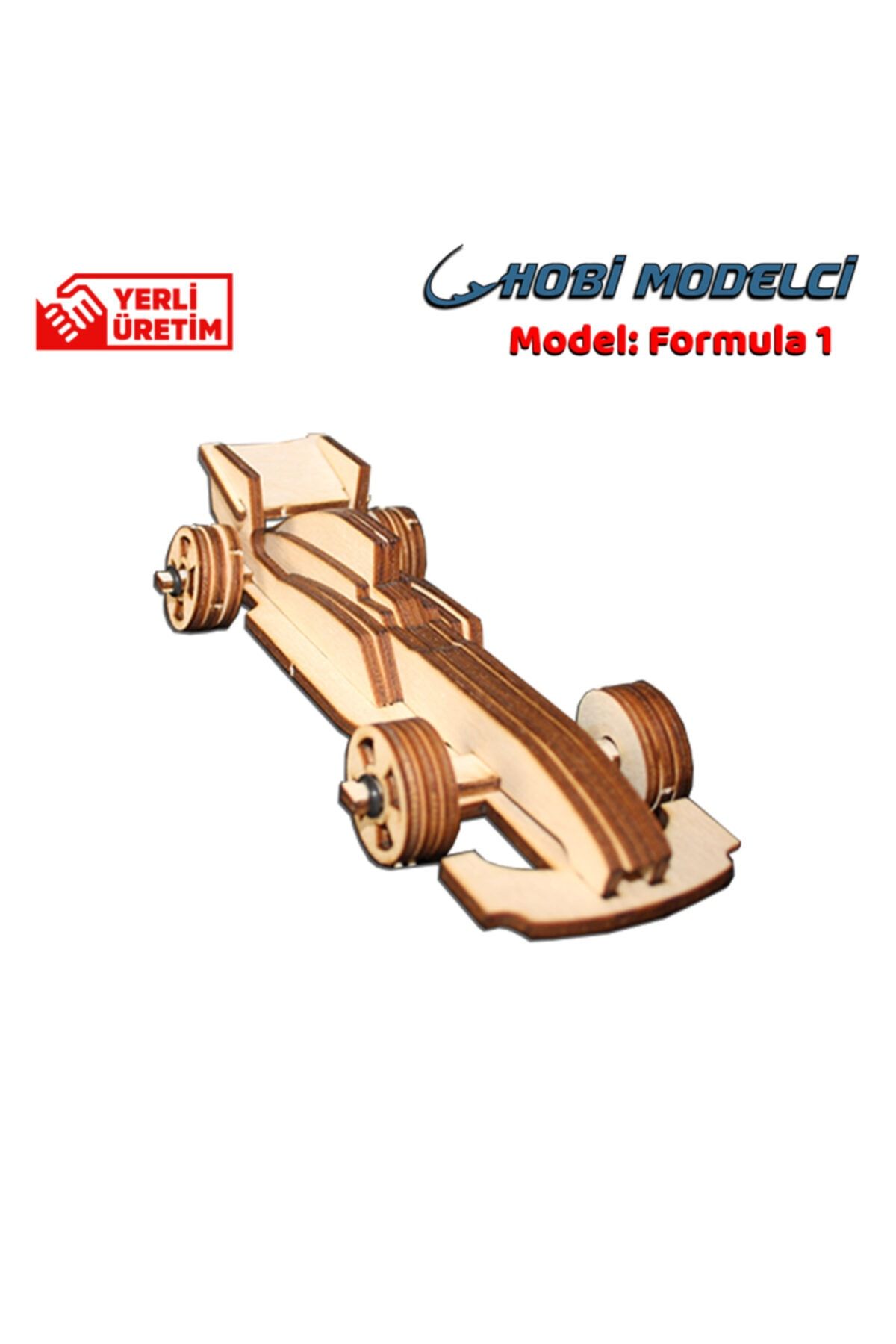 Hobi Modelci-F1 Model Car - Model Car - Wooden Car - 3d Puzzle - Formula 1 3