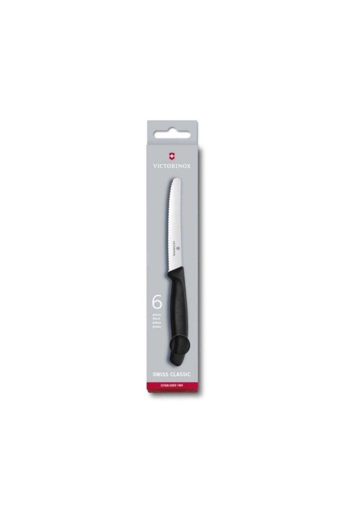 VICTORINOX 6.7833.6 Swissclassic 6 Piece Tomato Table Knife