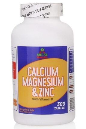 Calcium Magnesium Zinc Vitamin D 3 300 Tablet RENKSİZ