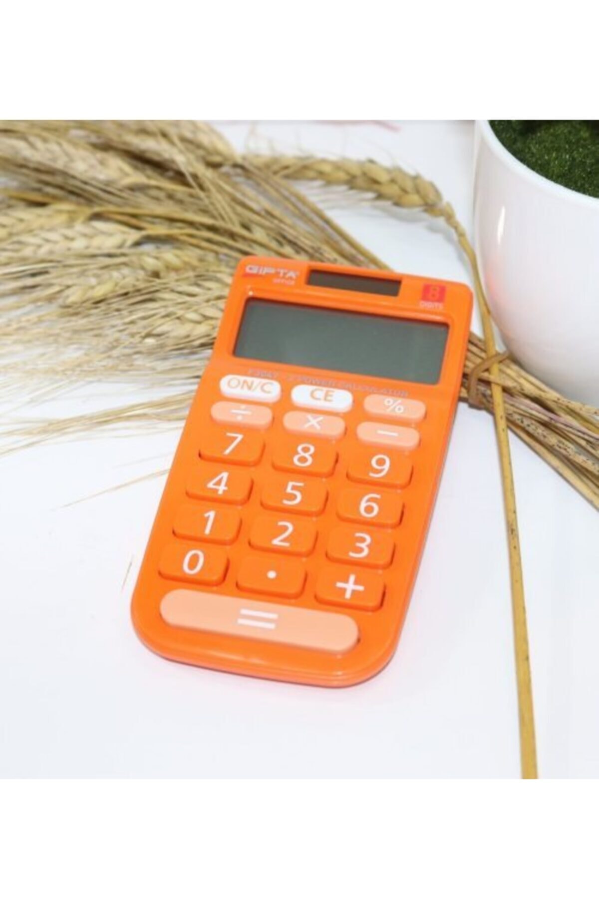 Gıpta Hesap Makınası 8 Foksiyonlu F 3047 Turuncu