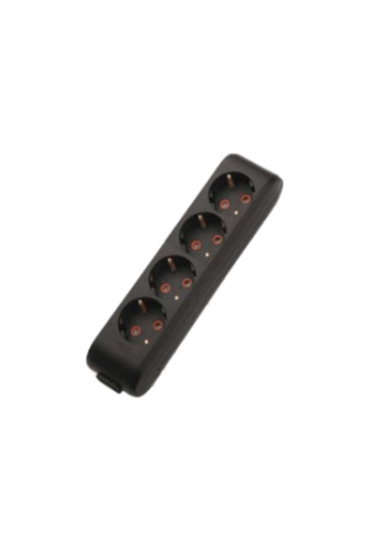 VİKO-4-Piece Multi-let Grounded Black Socket with Terminal Block - Wireless 1