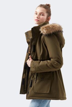 Twist Kadin Haki Yaka Detayli Parka Tw6200081008 Trendyol