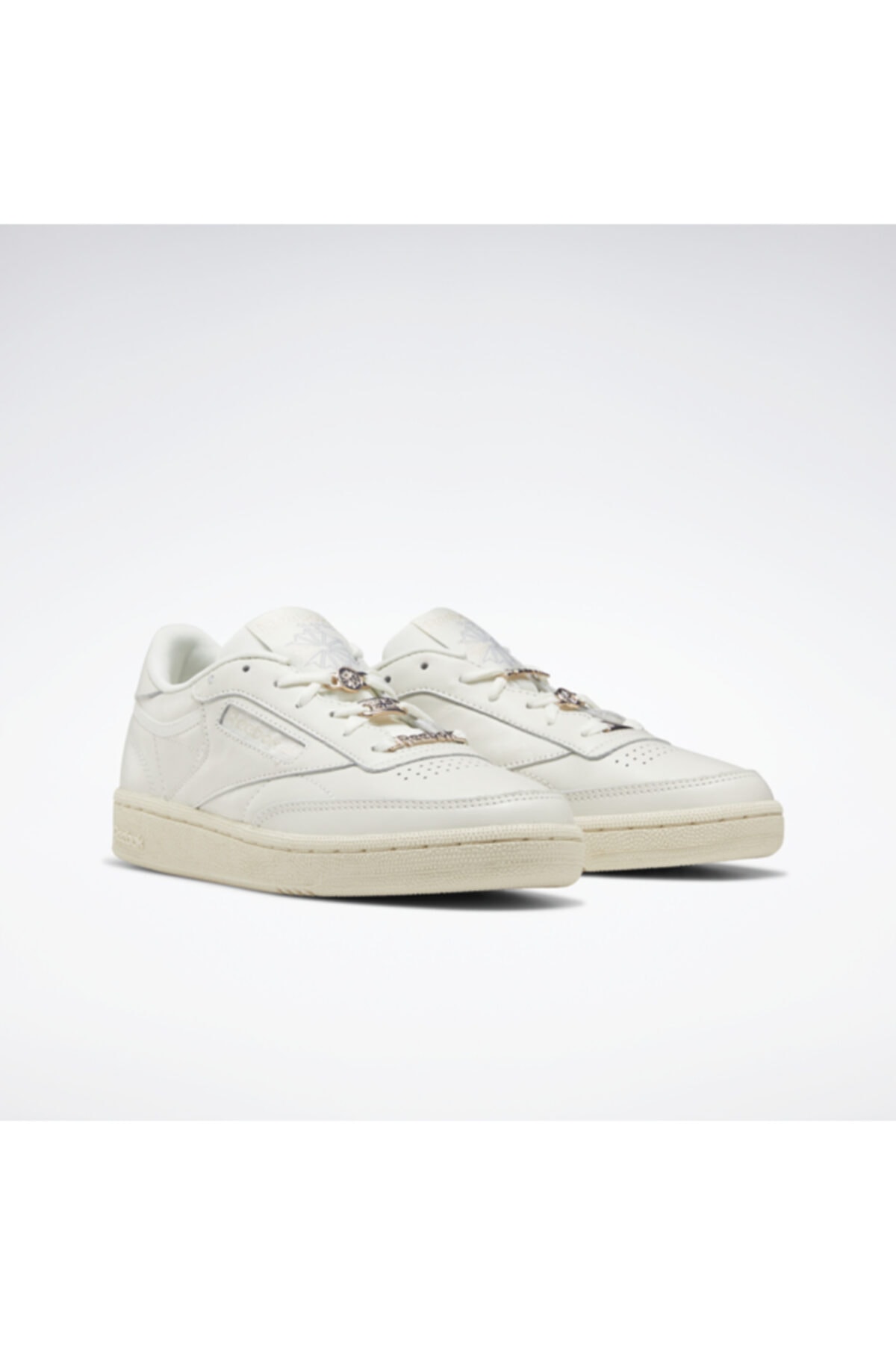 کفش Reebok ریباک زنانه بژ کلاب C 85 اورجینال - تصویر 3