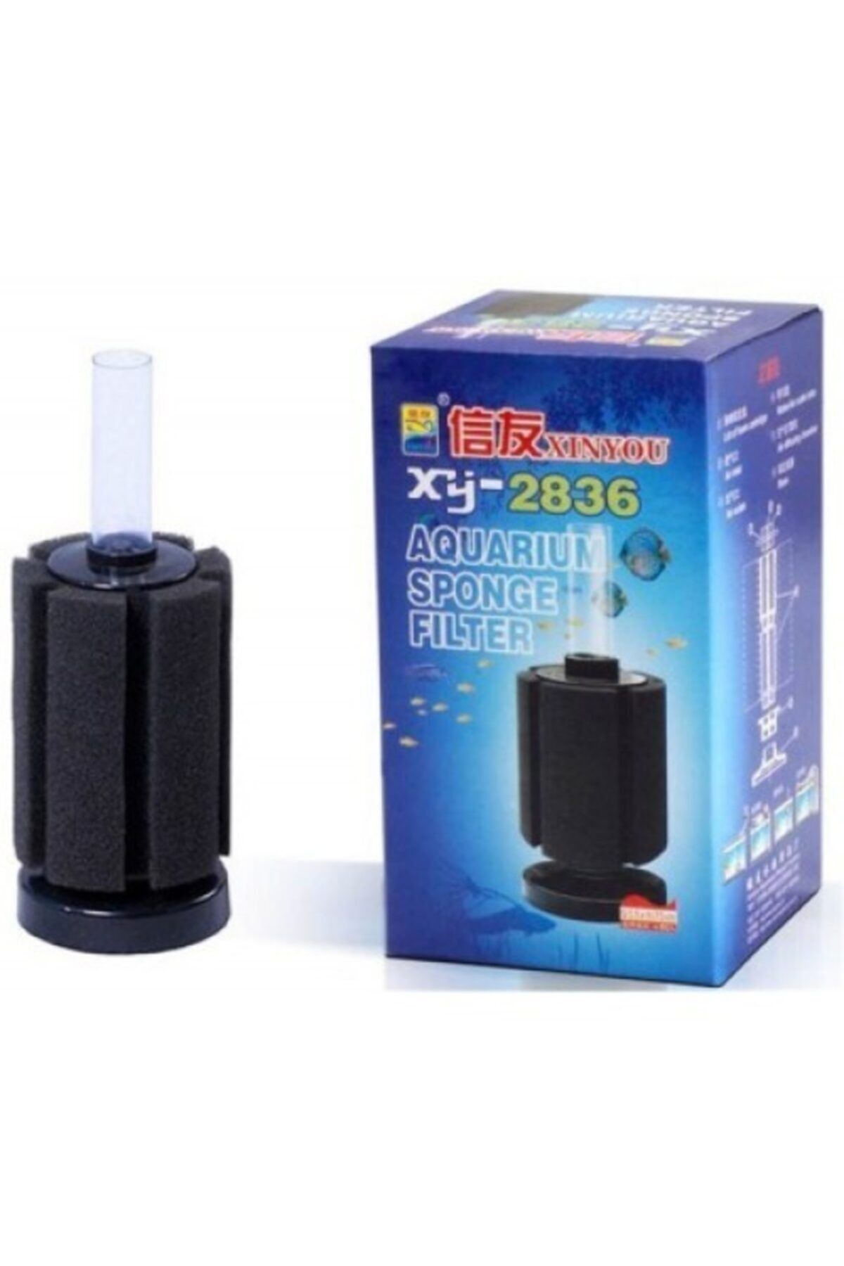Xinyou Xy-2836 Biyolojik Süngerli Havalı Üretim Iç Filtresi