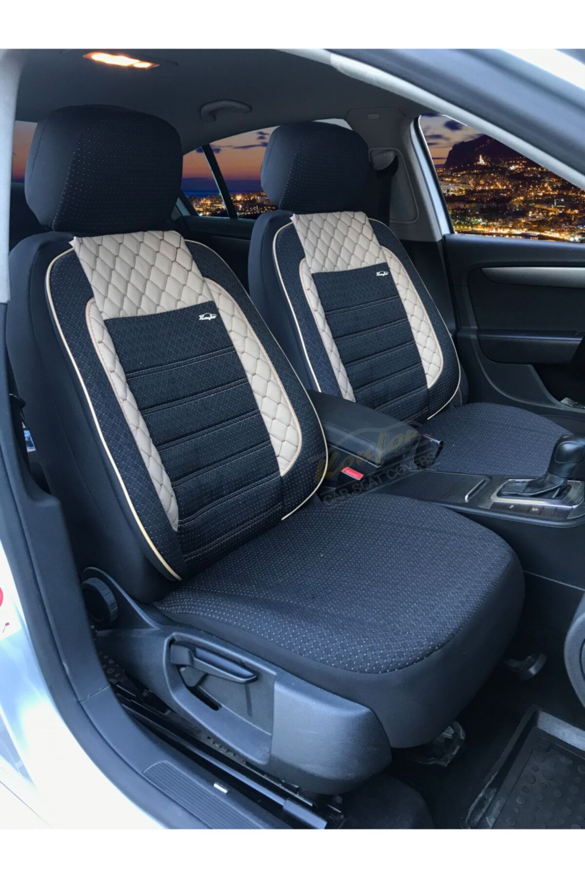 konforum oto koltuk kilifi kumas nakis deri siyah bej renk airbag uyumu fiyati yorumlari trendyol