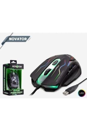 Novator N102/50 Mouse Kablolu Oyun Usb Ledli NOVATOR N102/50