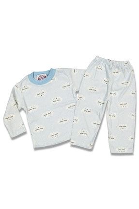 Erkek Bebek Bulutlu Pijama Takımı ACT2001