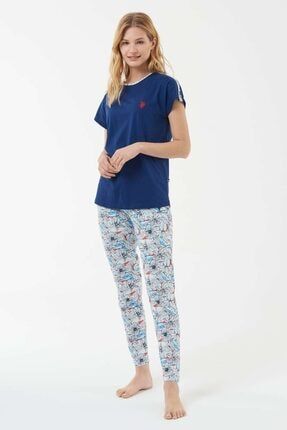 Kadın Lacivert Pijama Takımı 16550