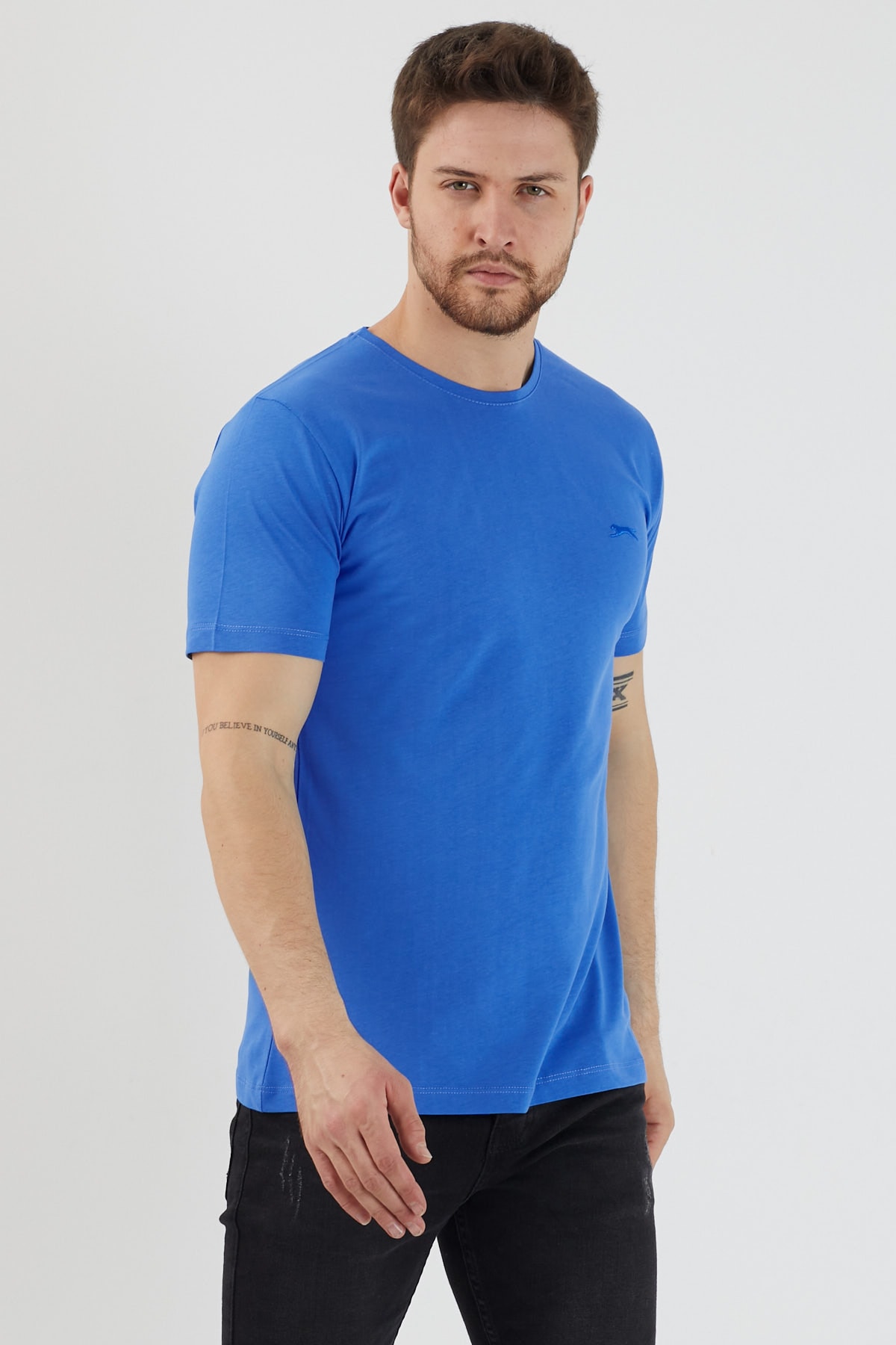 Slazenger T-Shirt Blau Regular Fit