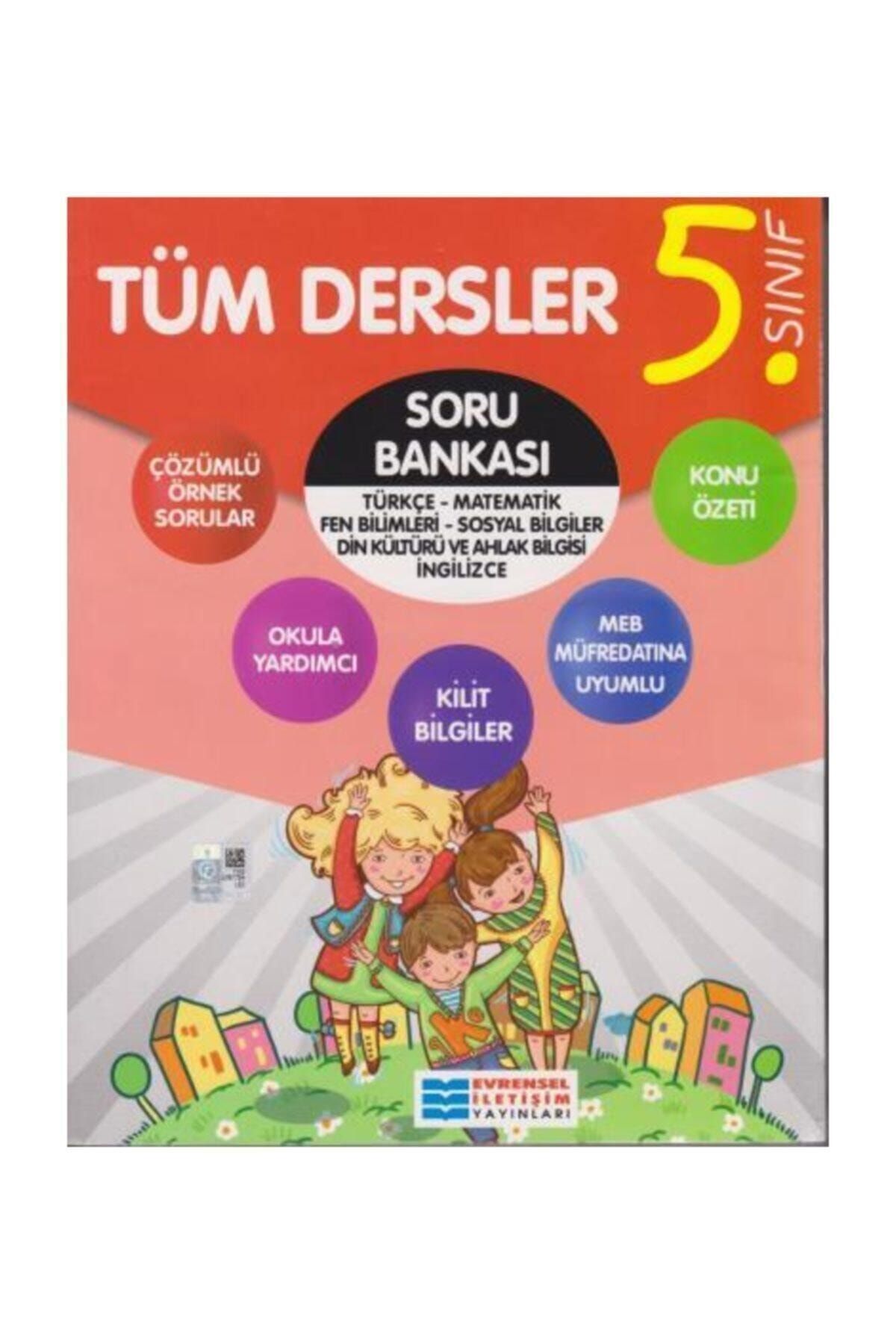 evrensel 5 sinif tum dersler soru
