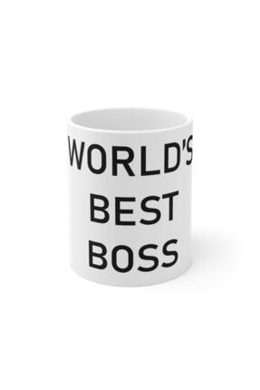 Beyaz The Office World's Best Boss Original Baskılı Kupa BBBRI95525