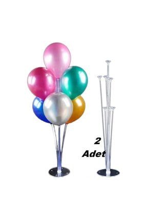 2 Li Balon Süsleme Standı 7 Çubuklu Set Yerli Üretim 75 Cm PRA-2228266-0340