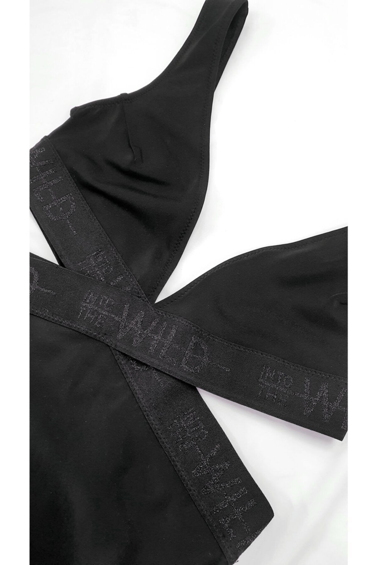 DEEP BEACH-Black Wide Elastic Stripe Swimsuit (Db 200511 Ma) 3