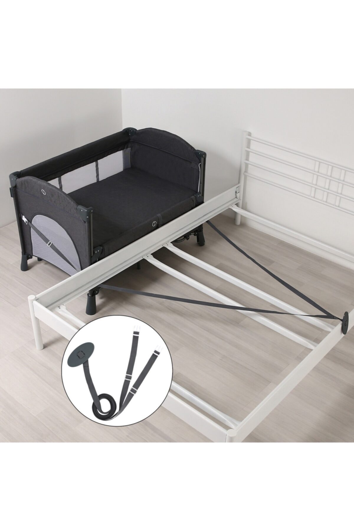 Yoyko Exclusive Comfort 8 In 1 Park Yatak Oyun Parkı Koyu Gri 70 X 110 Cm fotoğrafı 4 (önizleme)