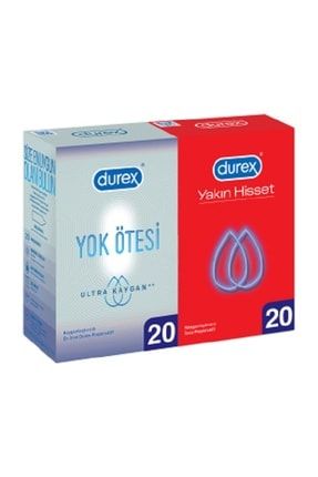 Yok Ötesi Ultra Kaygan Ve Yakın Hisset Prezervatif, 40'lı 44