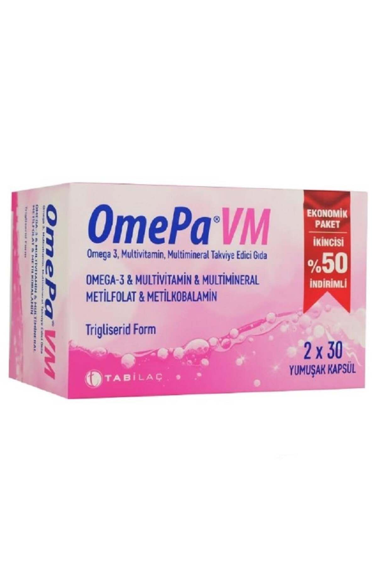 Omepa Vm 30 Yumuşak Kapsül - Ikincisi %50