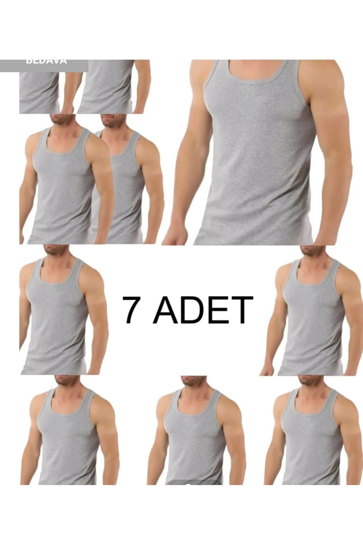 SİERNA 7 lı renkli atlet srn-000495