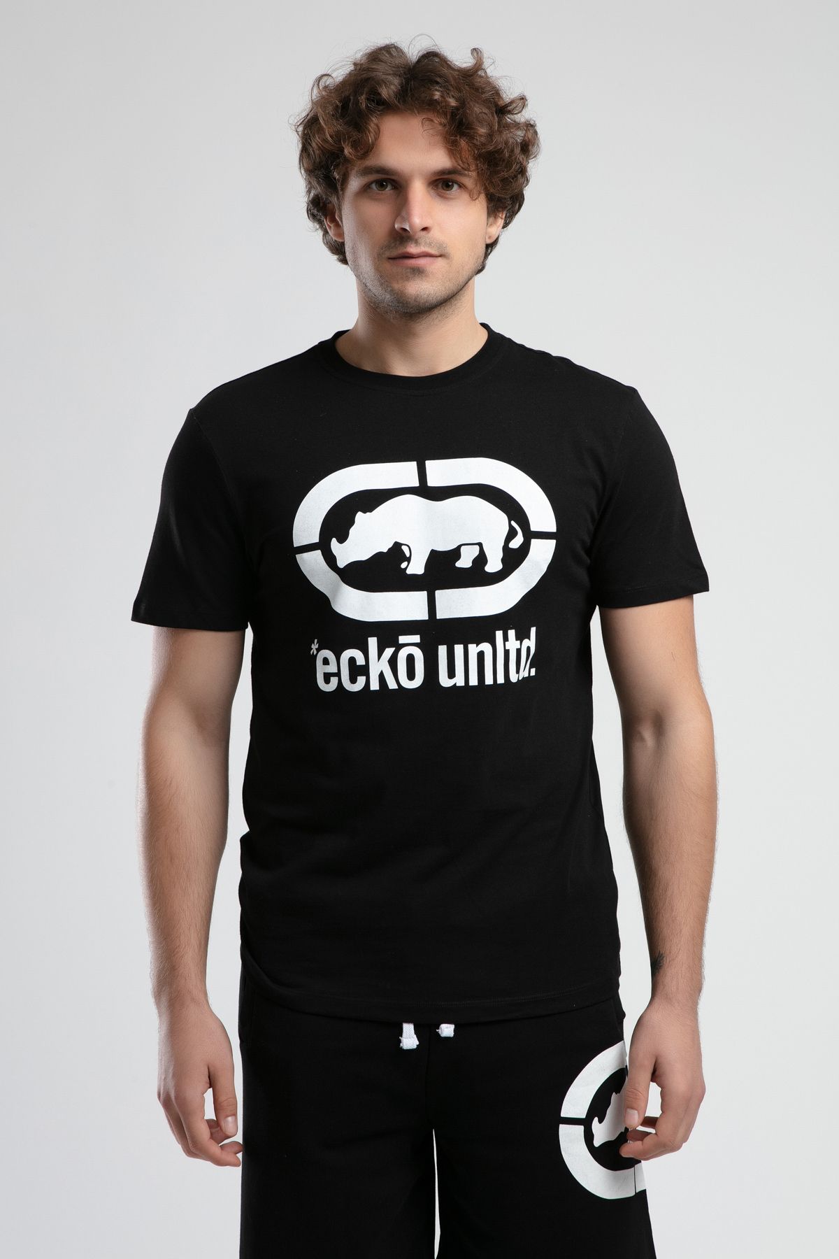 ECKO UNLTD-Tricou pentru bărbați MARC Black_B Crew Neck Printed Standard Fit 4