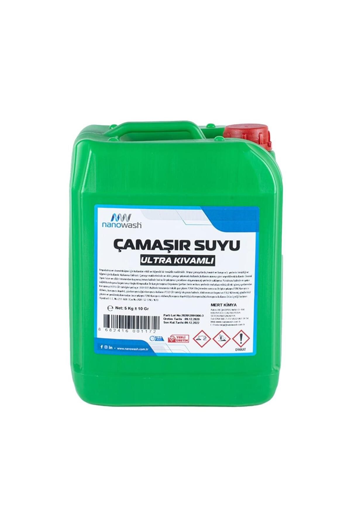 nanowash Kıvamlı Çamaşır Suyu 5 Lt