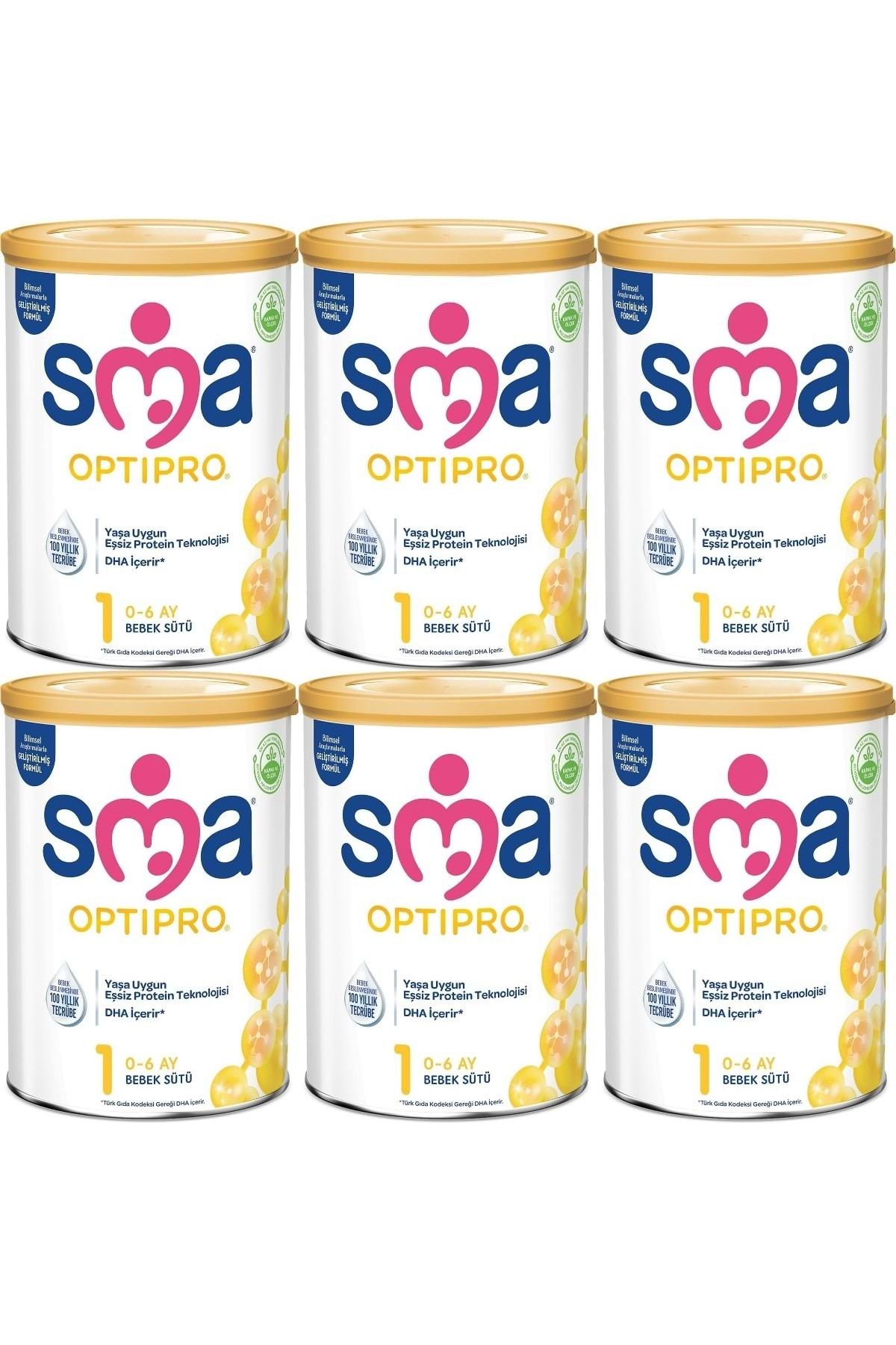 SMA Optipro 400GR No:1 Bebek Sütü (0-6 Ay) (6 Lı Set)