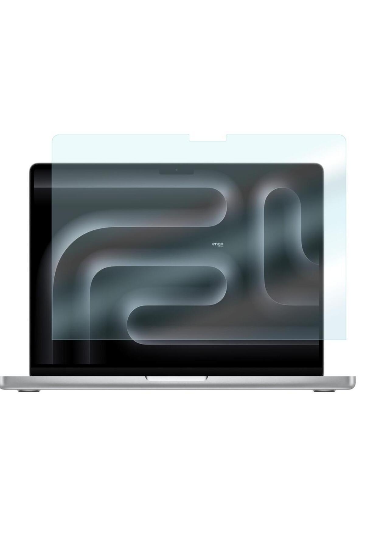 Engo Apple MacBook Pro M4 Ekran Koruyucu 14.2 inç Nano Şeffaf