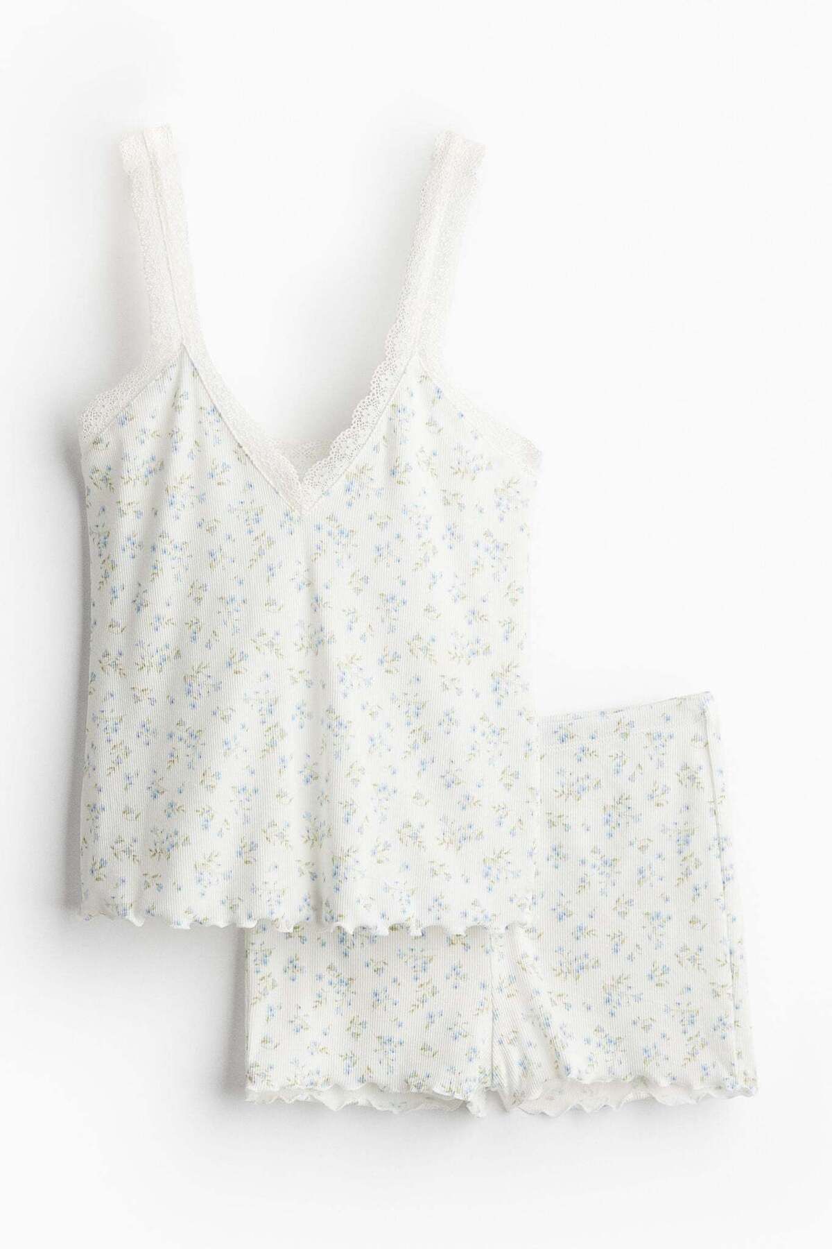 H&M-Pyjama cami top and shorts 2
