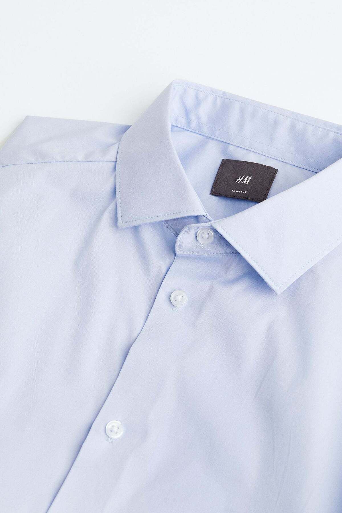 H&M-قميص مطاطي بقصّة Slim Fit 4