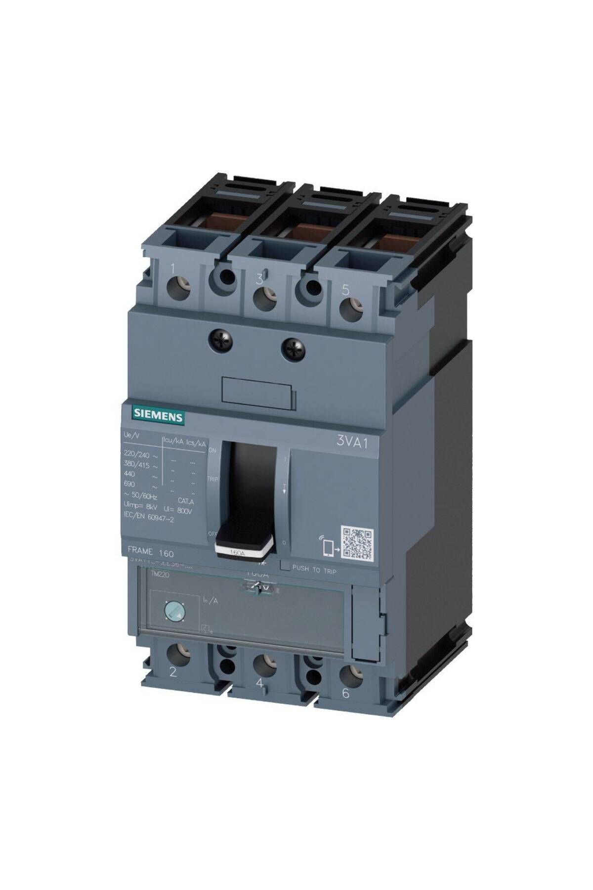 Siemens-3*44 - 63 Thermal Magnetic Switch, 36Ka Model 1