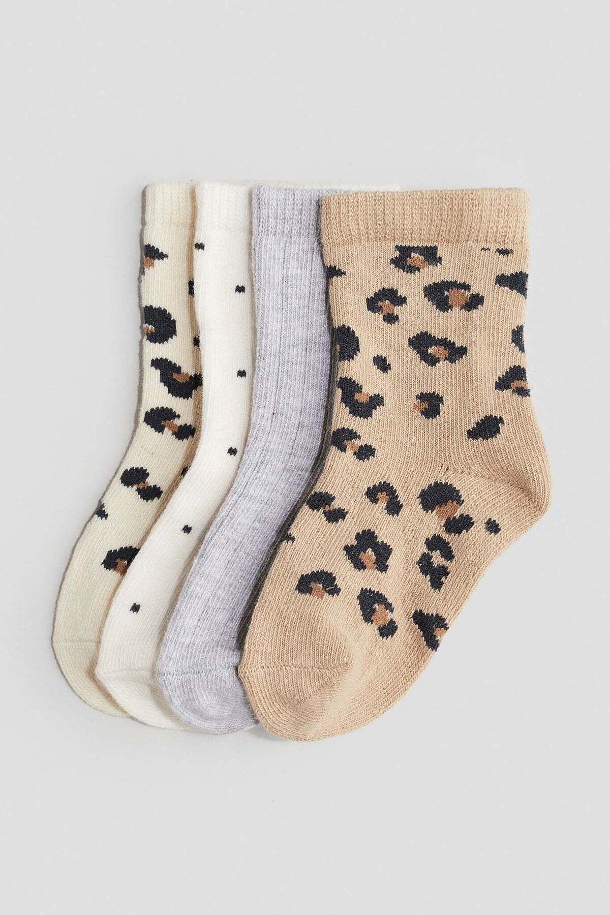 H&M-Socks - Beige 1