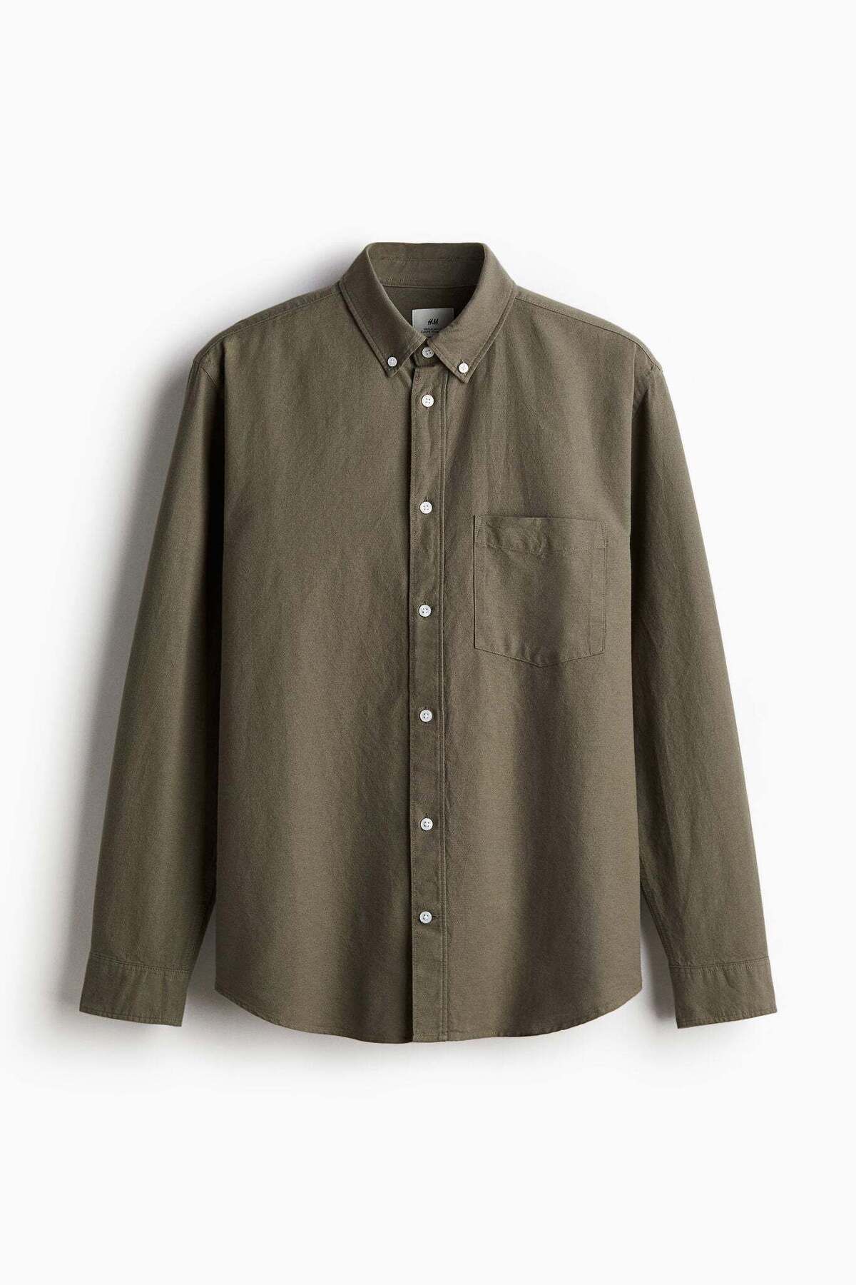 H&M-Regular Fit Oxford shirt 3