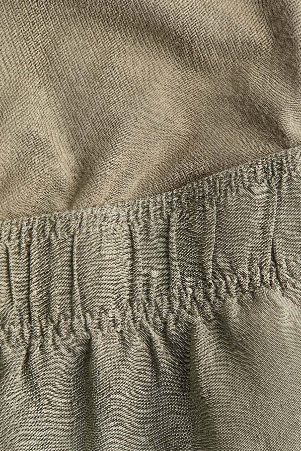 H&M-MAMA Linen-blend shorts 2