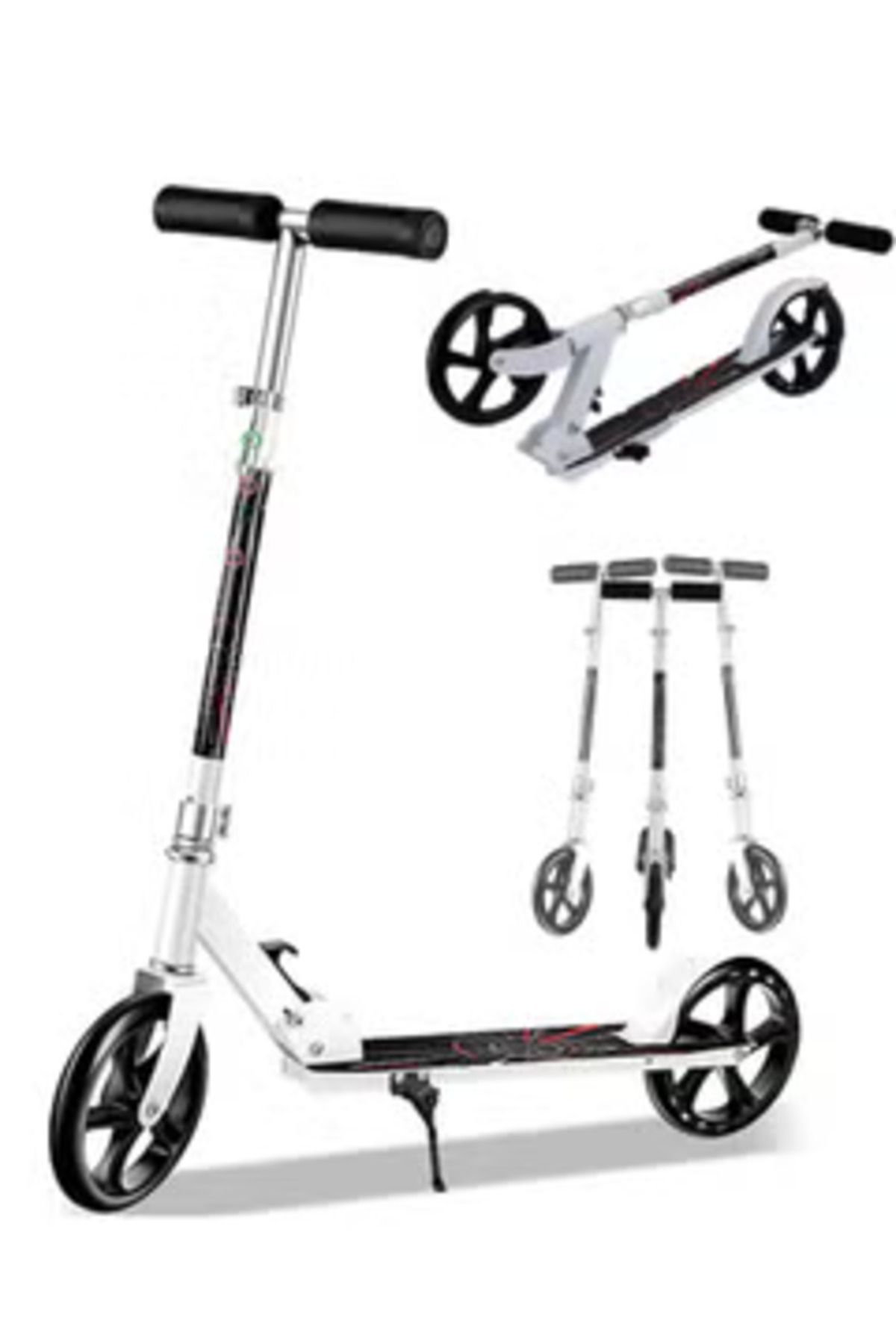 Arabest-Adult Scooter,Suitable for Gifts for Family Kids(White 102*78*16cm) 1