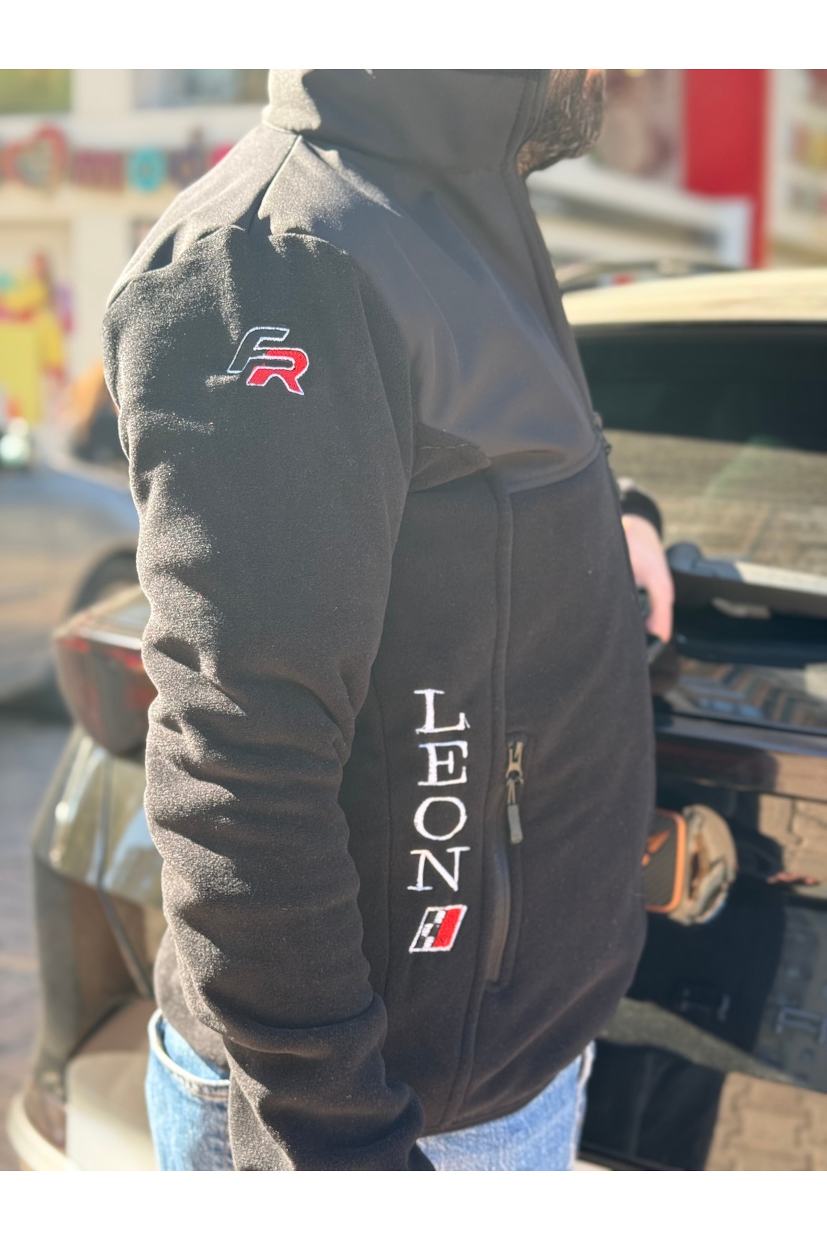کاپشن پشم دوزی زمستانی Seat Leon FR — مشکی polar fr — تصویر 4 از 8