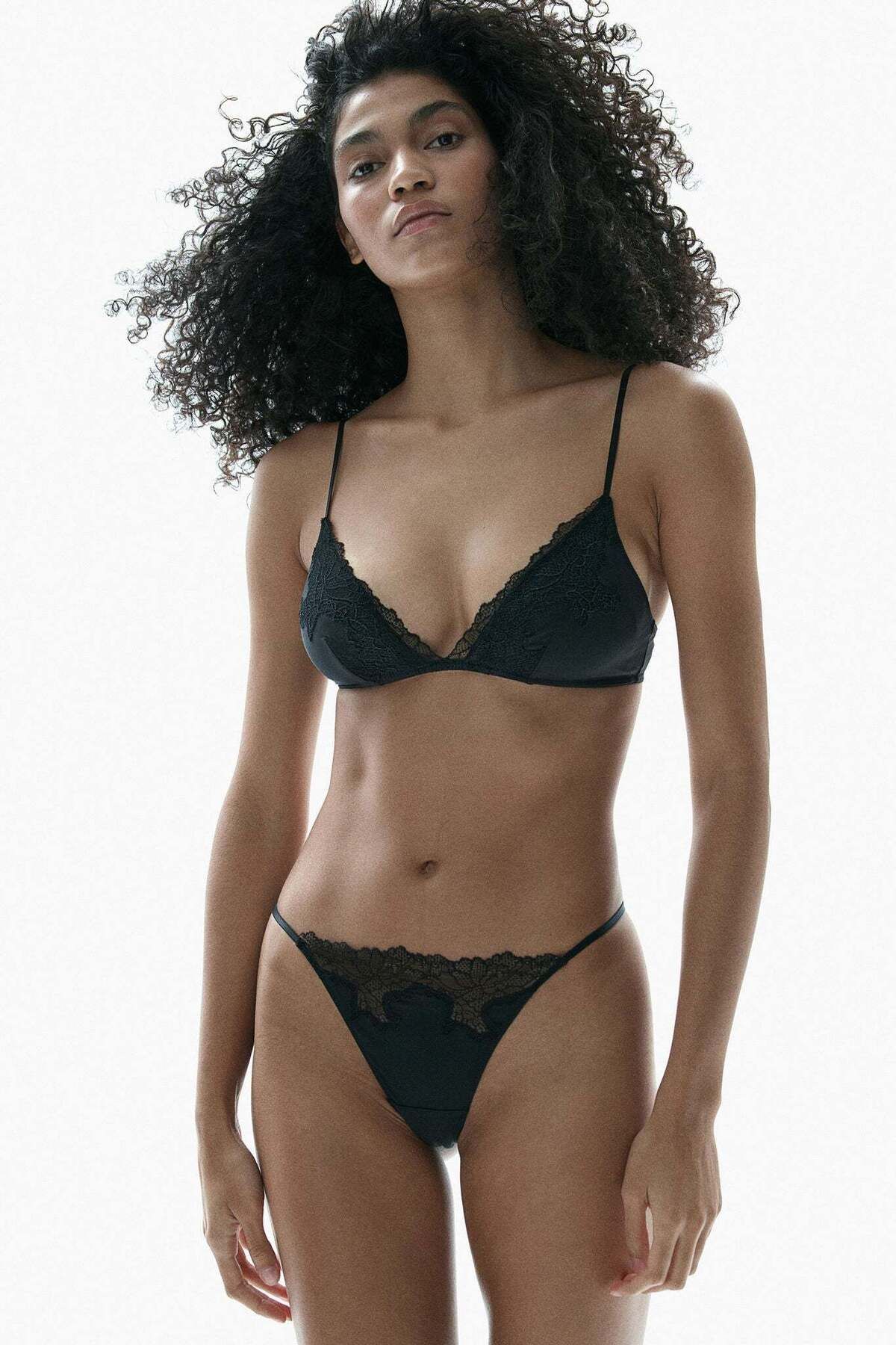 H&M-Padded soft microfibre bra 2