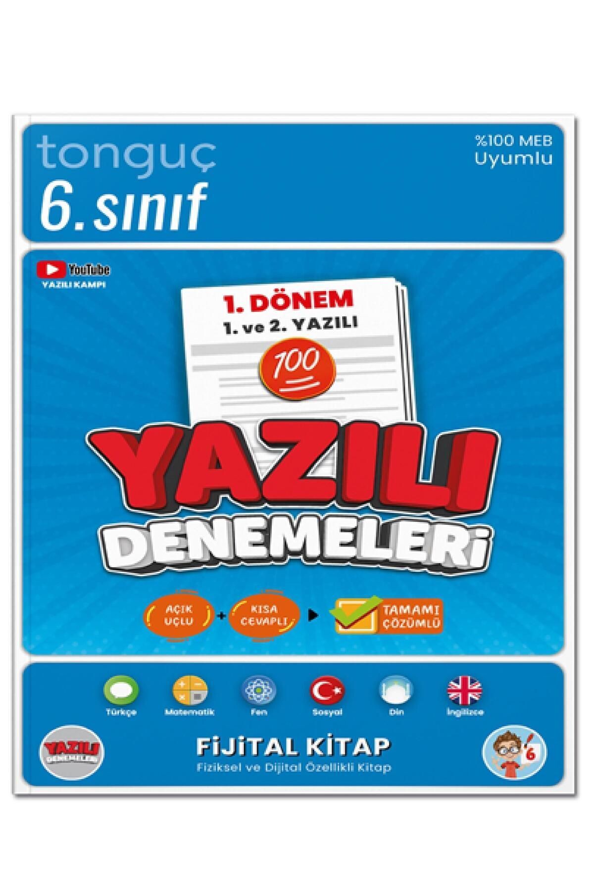 Tonguç Yayınları 6. Sınıf Yazılı Denemeleri 1. Dönem 1 ve 2. Yazılı -