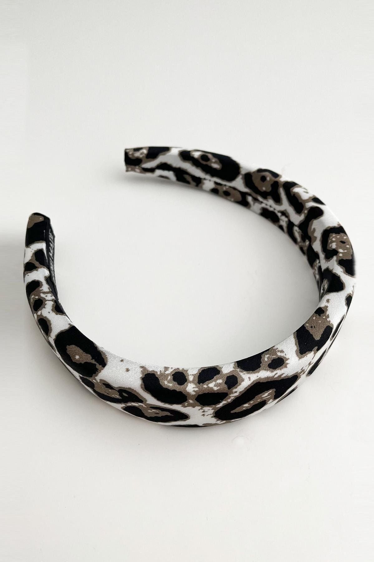 Modex-Handmade Leopard Pattern Sponge Flat Crown (Width:3Cm) 3