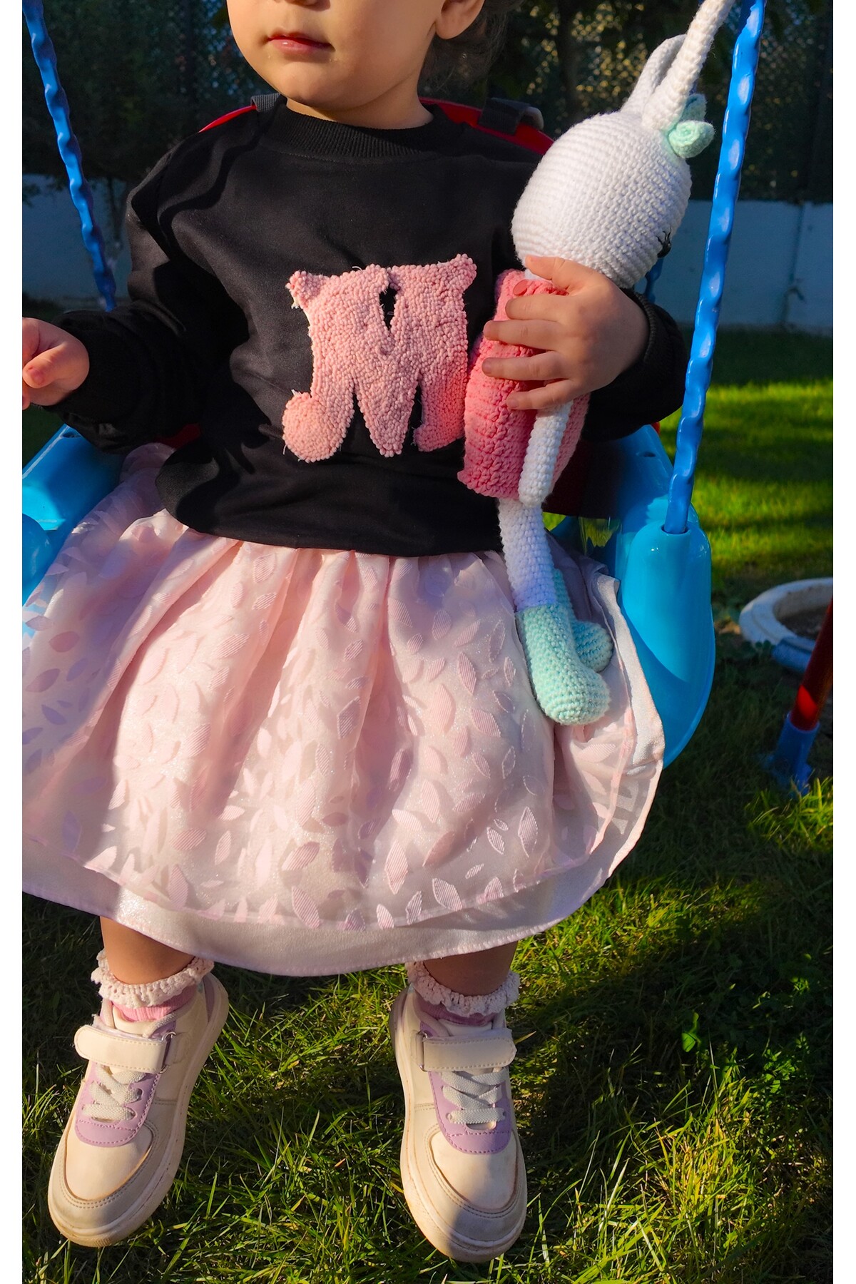 Personalized Letter Embroidered Children's Sweat