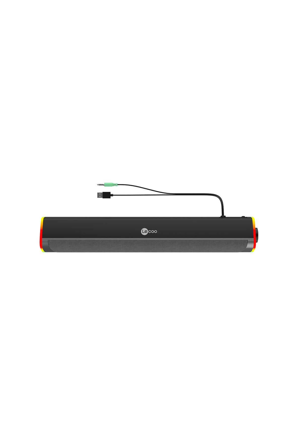 Lecoo Ds101 Kablolu 6w Rgb Aydınlatmalı Tv Soundbar Hoparlör Siyah