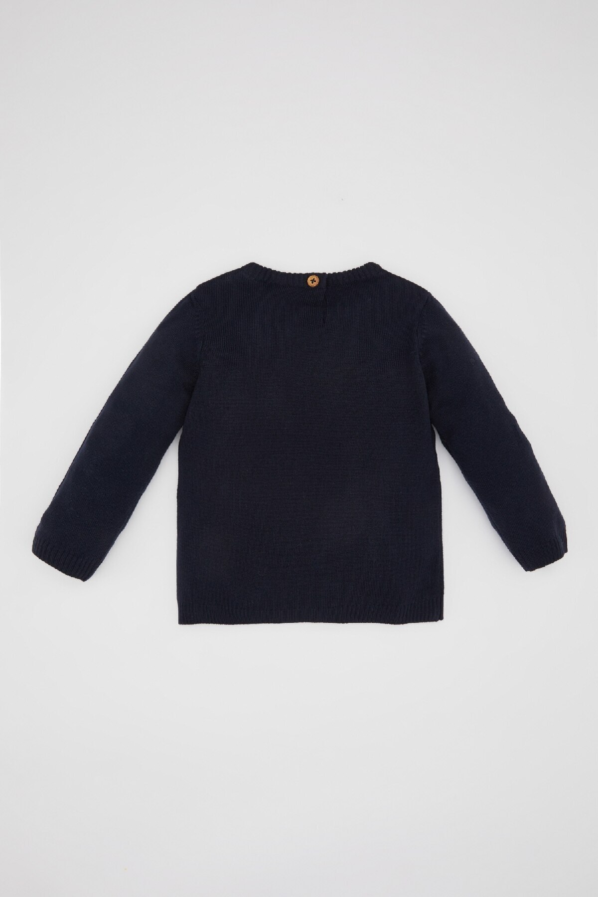 DeFacto-Baby Boy Crew Neck Basic Plain Knitwear Sweater A5036A524Au 4