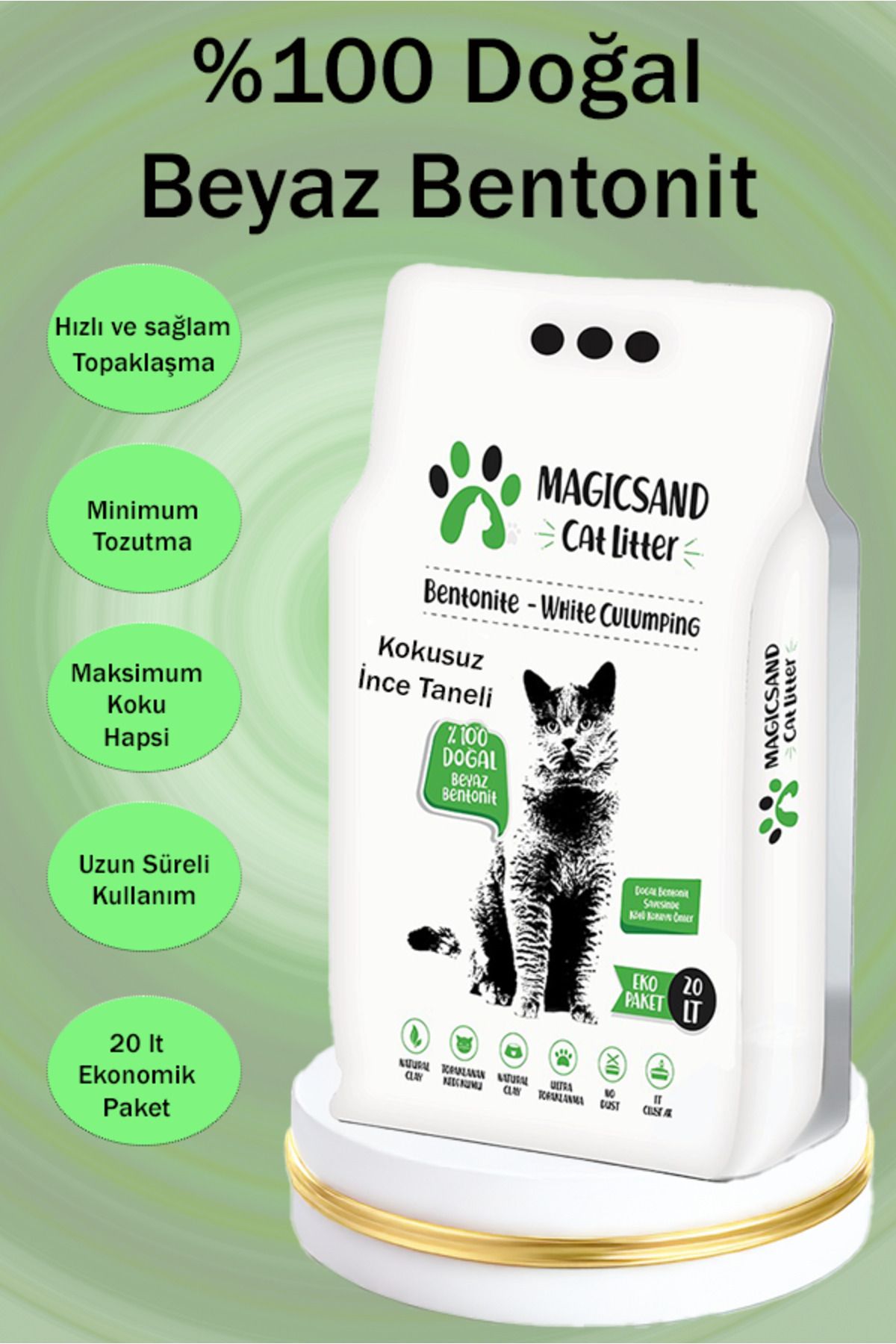 magicsand İnce Taneli Kokusuz 20 Lt