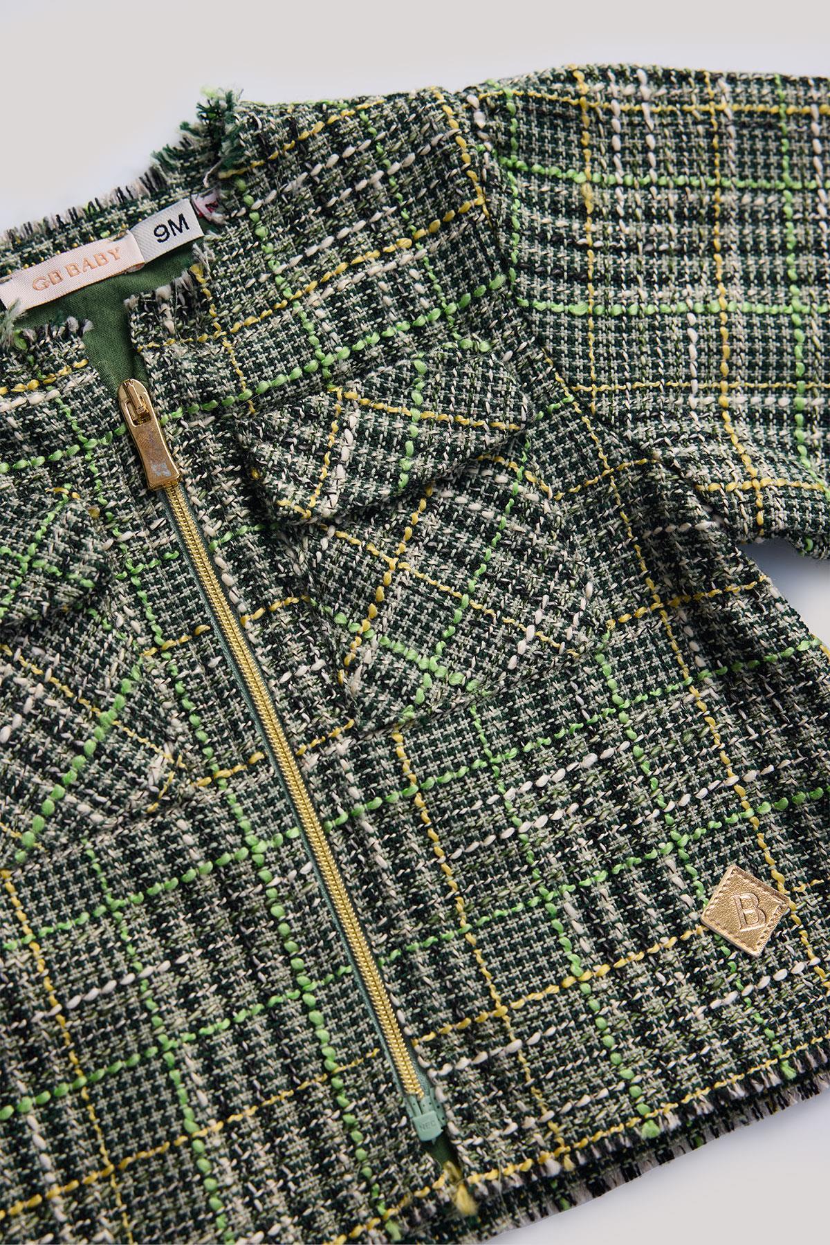 GB Baby BG Store Kız Bebek Ekose Ceket fotoğrafı 3 (önizleme)