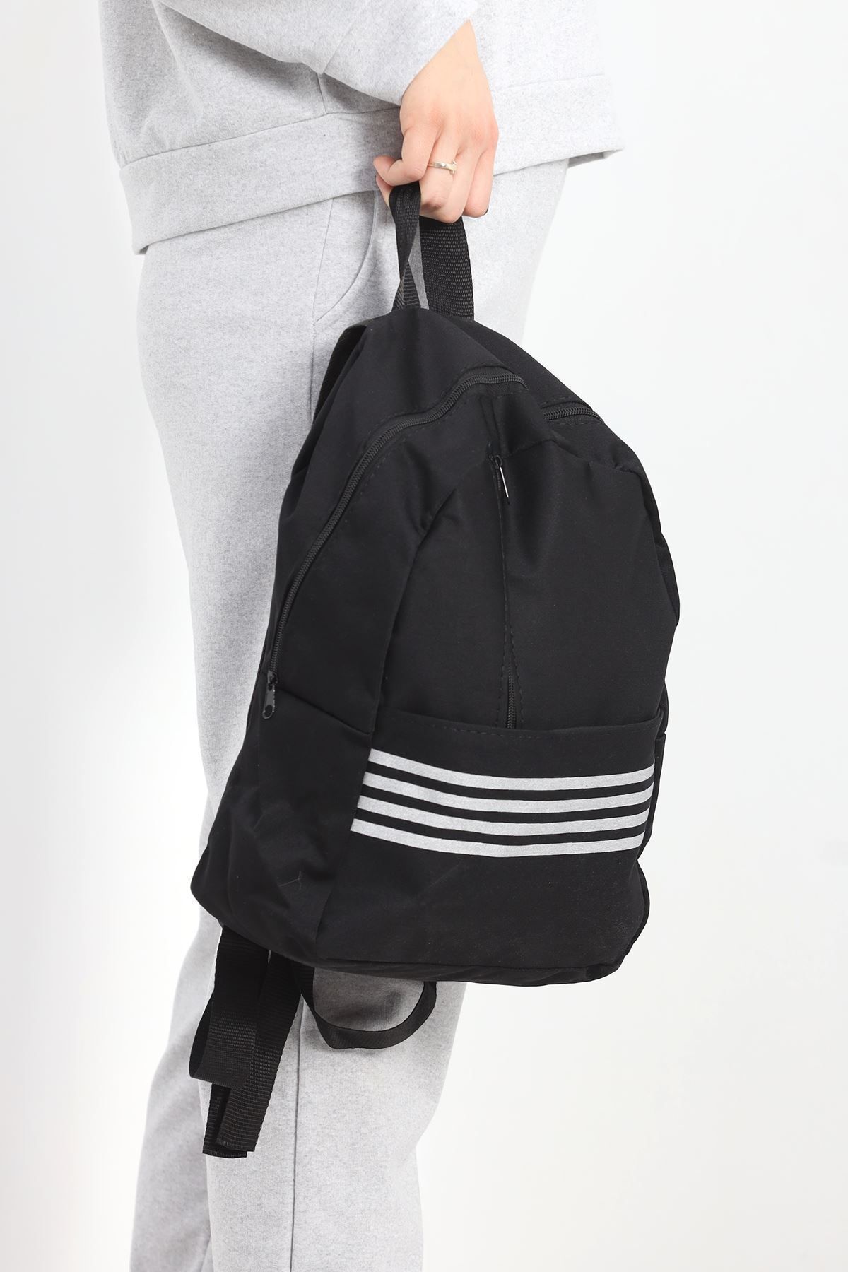 Moka Shopin-Black Mokashopin Backpack - Upright Zip - 11921.1624. 3