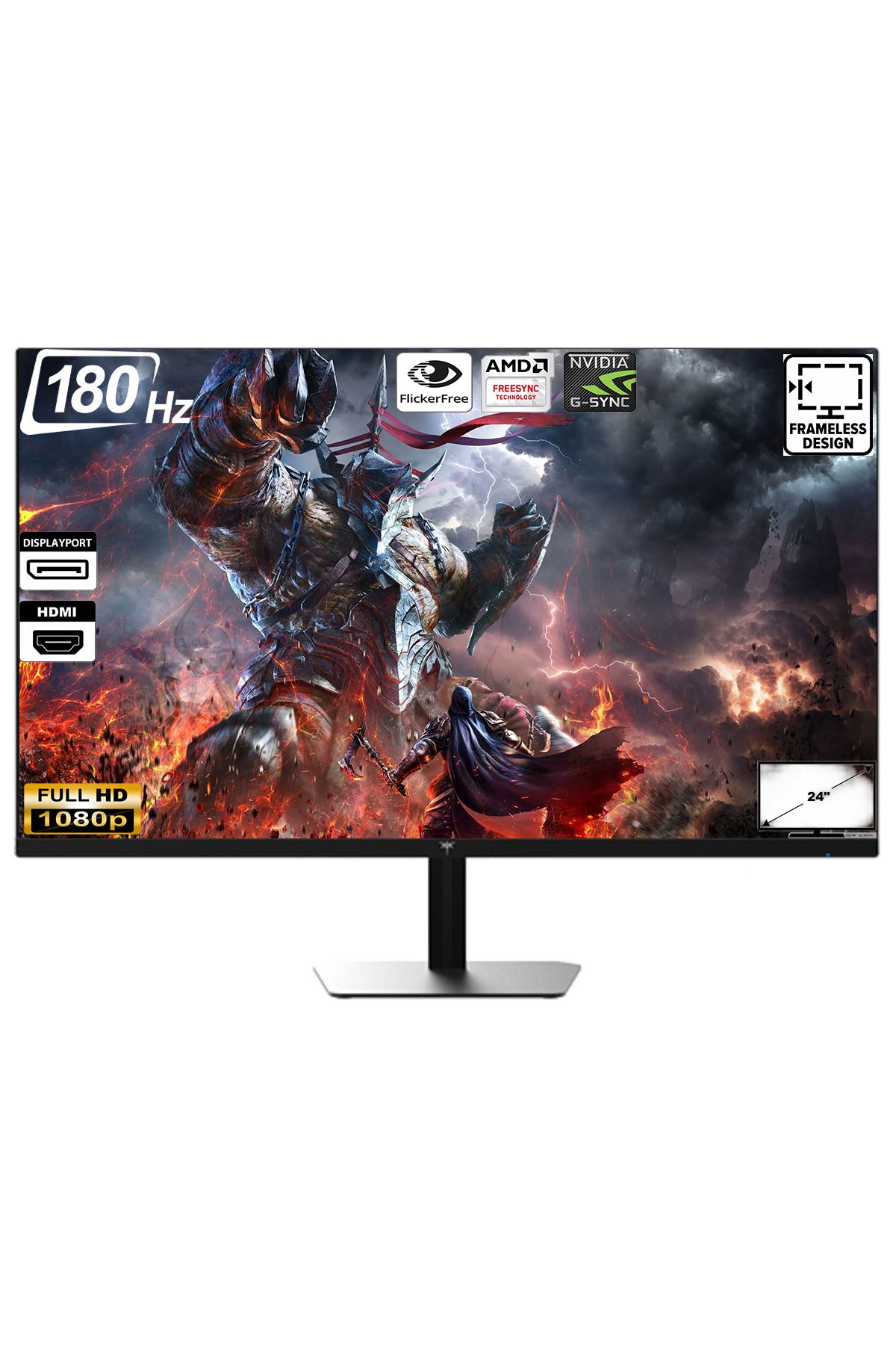 KTC H25t7 24.5" 180 Hz (hdmı Dısplay Port ) 1920×1080 Freesync Full Hd Fast Ips Flat Monitör