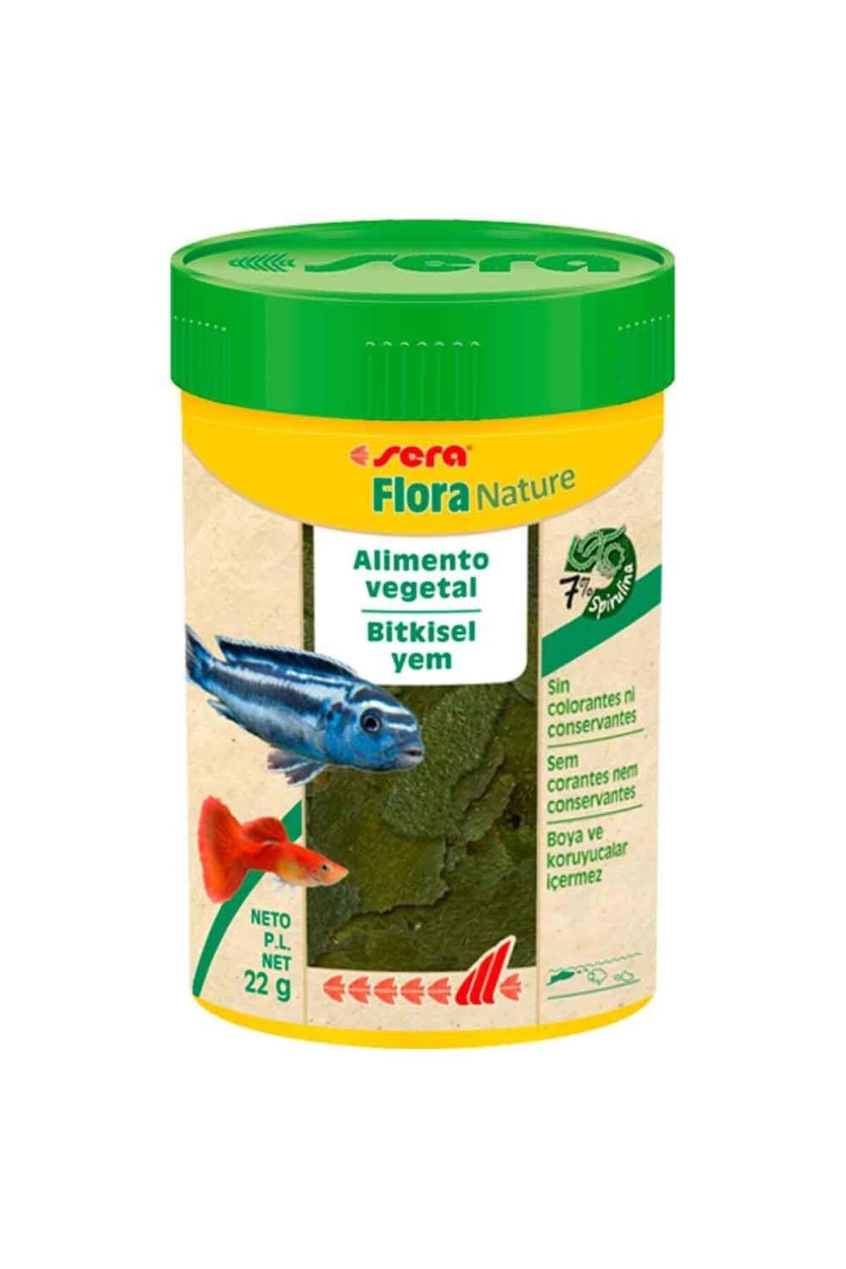 SERA Flora Nature Bitkisel Pul Balık Yemi 100 ml