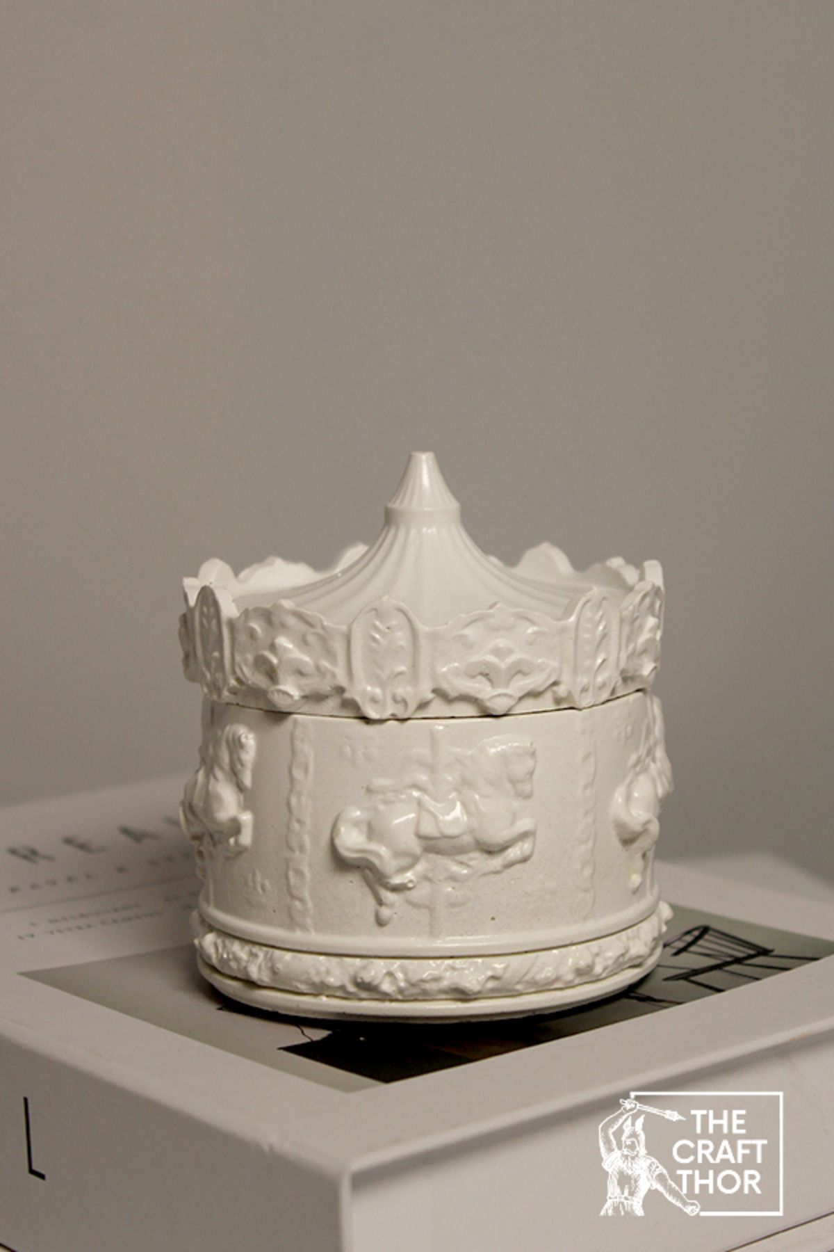 The Craft Thor-Decorative Handmade Carousel Carousel Box with Lid 2