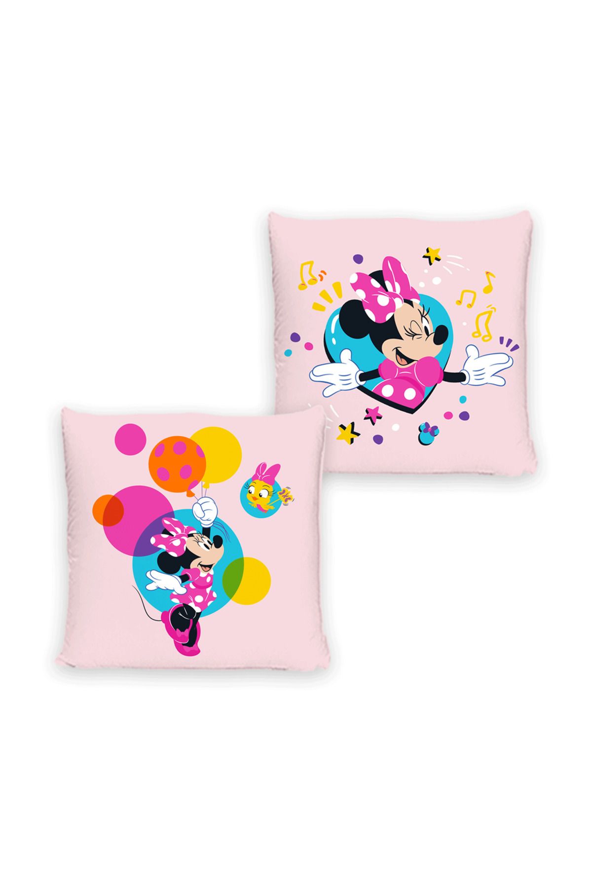 Disney Collection-Minnie Mouse - Dekokissen Mit Füllung Und Reißverschluss - 40x40 cm 4